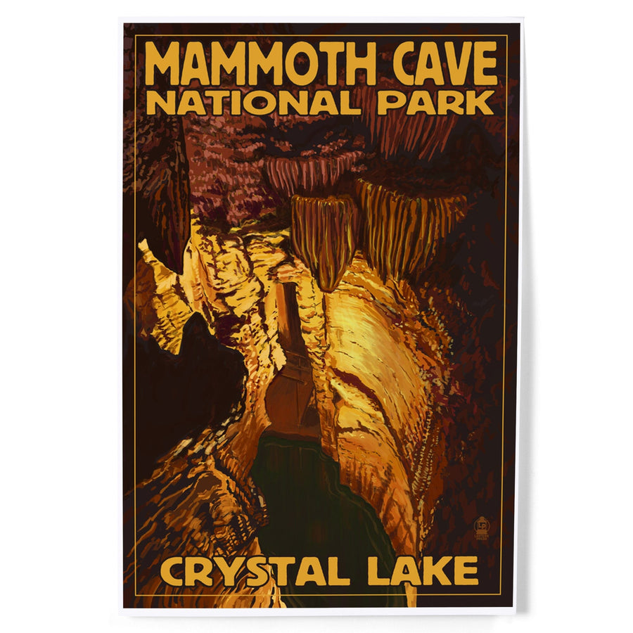 Mammoth Cave National Park, Kentucky, Crystal Lake, Art & Giclee Prints - Lantern Press