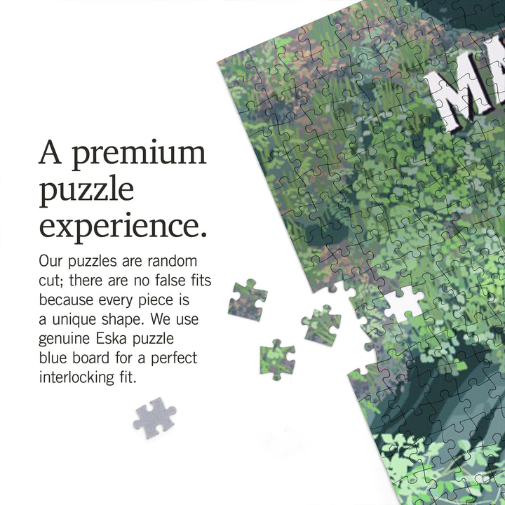 Mammoth Cave National Park, Kentucky, Painterly National Park Series, Jigsaw Puzzle Puzzle Lantern Press