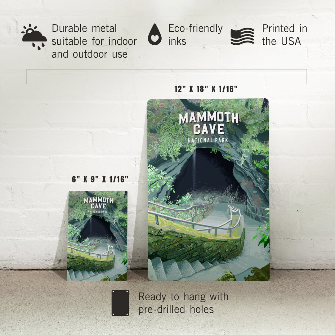 Mammoth Cave National Park, Kentucky, Painterly National Park Series, Metal Signs Metal Lantern Press