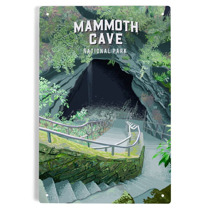 Mammoth Cave National Park, Kentucky, Painterly National Park Series, Metal Signs Metal Lantern Press