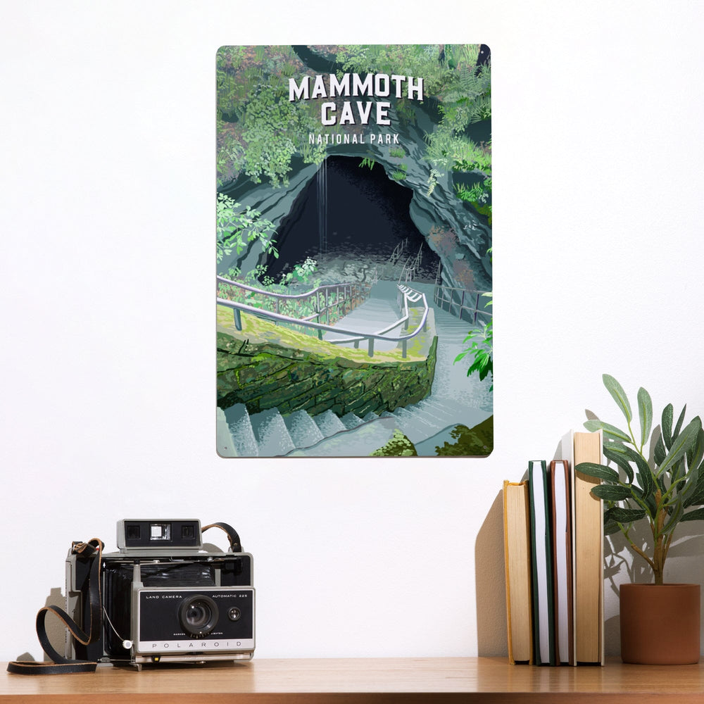Mammoth Cave National Park, Kentucky, Painterly National Park Series, Metal Signs Metal Lantern Press