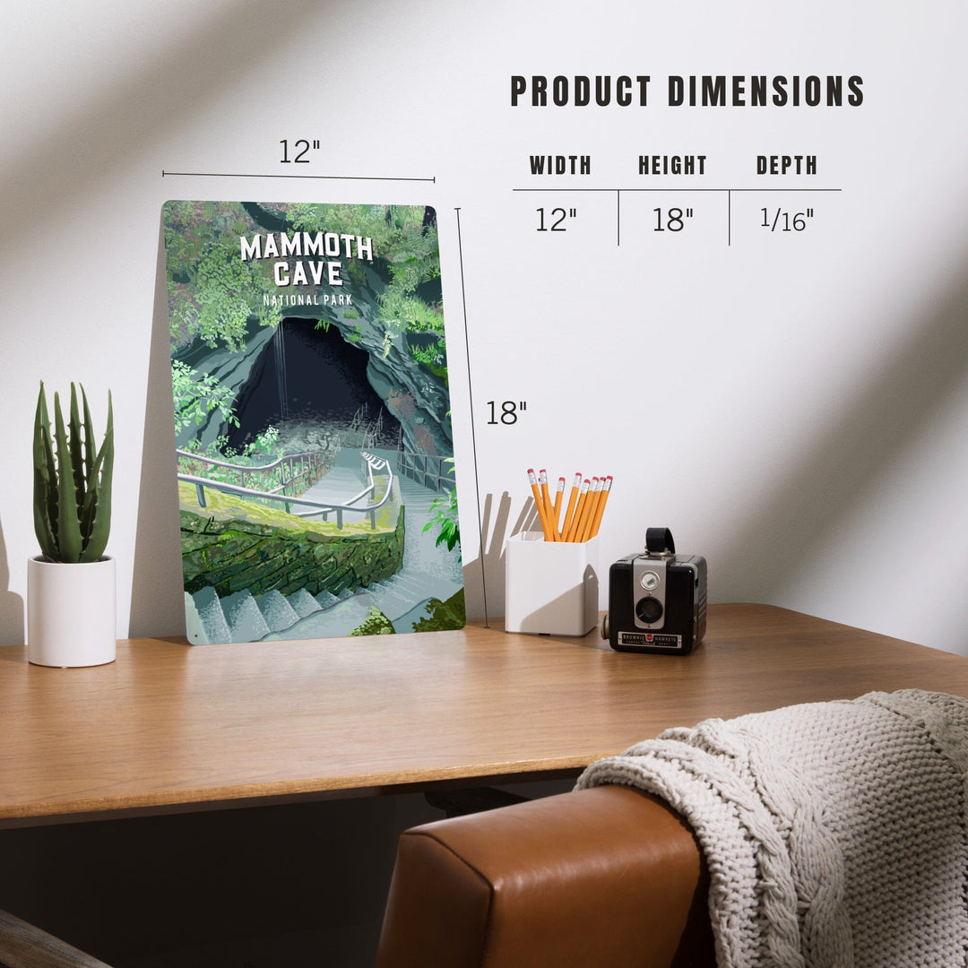 Mammoth Cave National Park, Kentucky, Painterly National Park Series, Metal Signs Metal Lantern Press