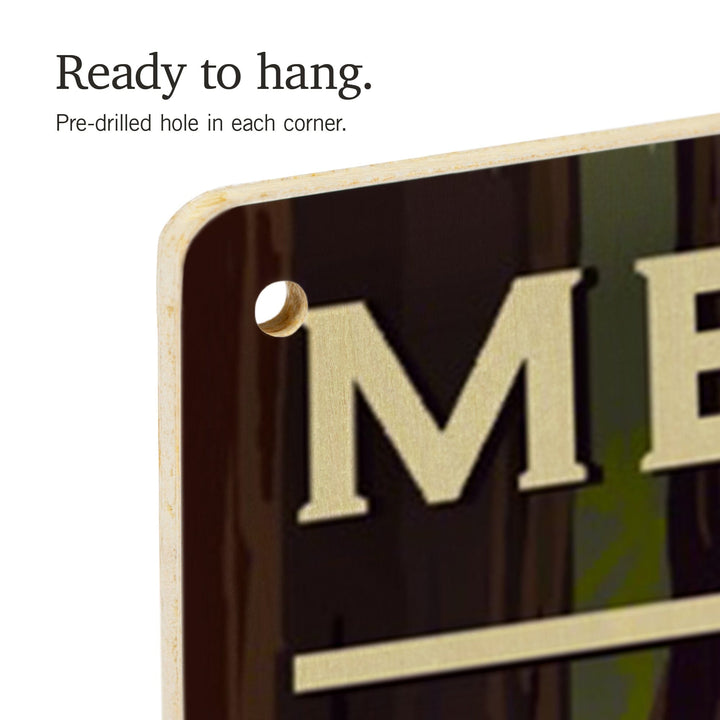 Mendocino, California, Mendocino Coast, Lantern Press Artwork, Wood Signs and Postcards - Lantern Press