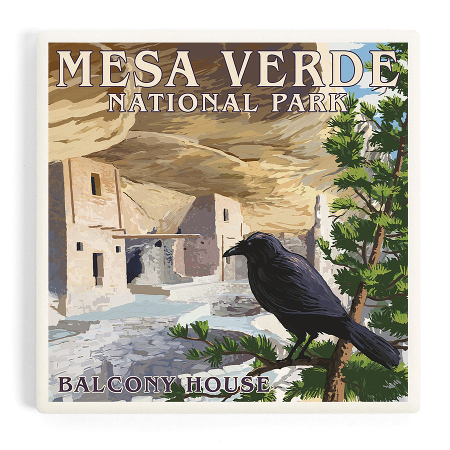 Mesa Verde National Park, Colorado, Balcony House, Coasters Coasters Lantern Press