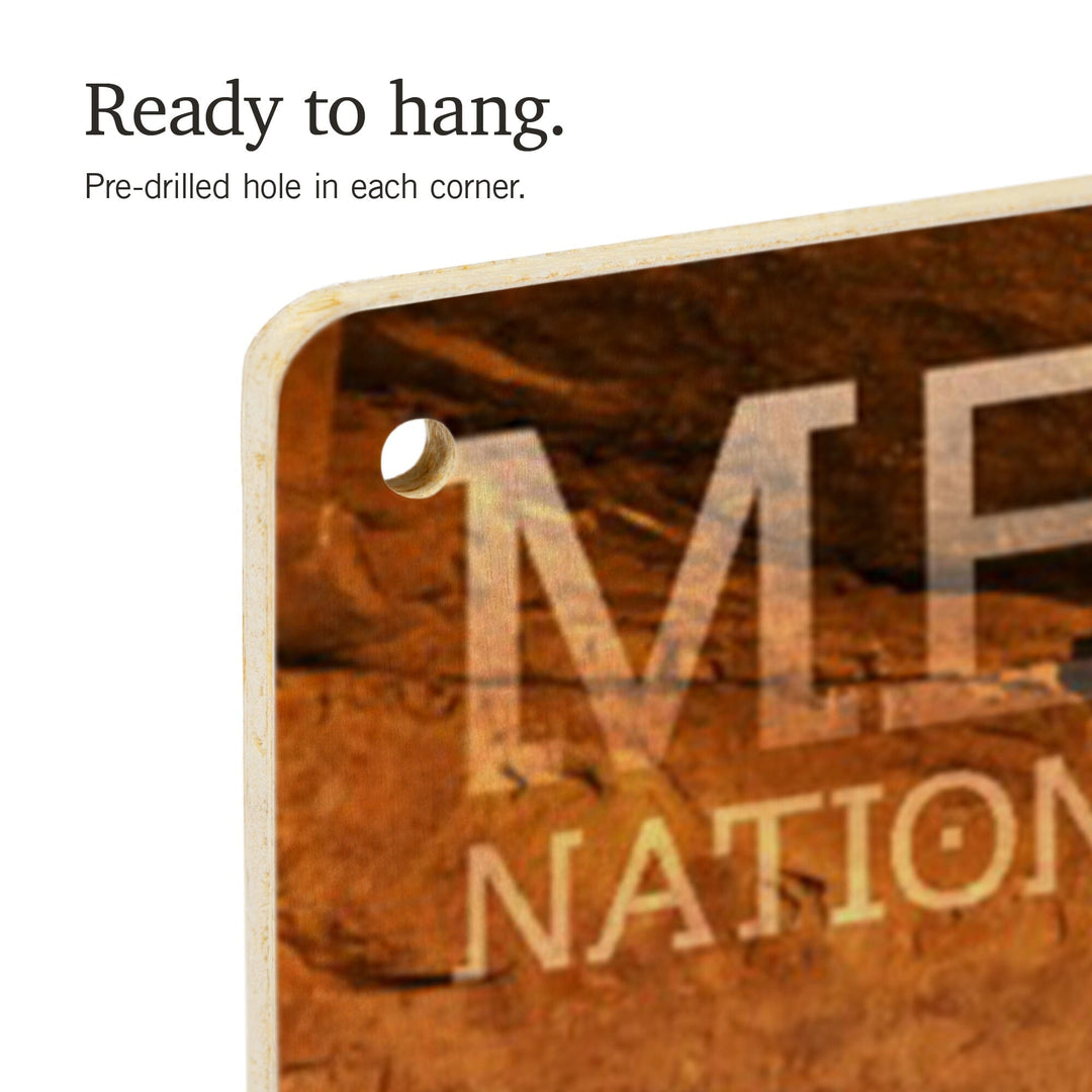 Mesa Verde National Park, Colorado, Cliff Palace Photograph, Wood Signs and Postcards - Lantern Press