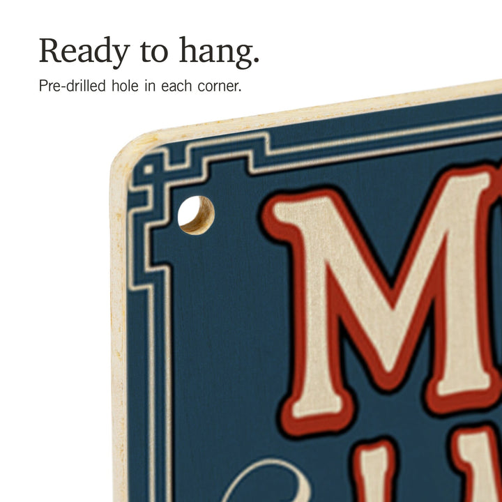 Minnesota, Cabin and Lake, Lantern Press Artwork, Wood Signs and Postcards - Lantern Press
