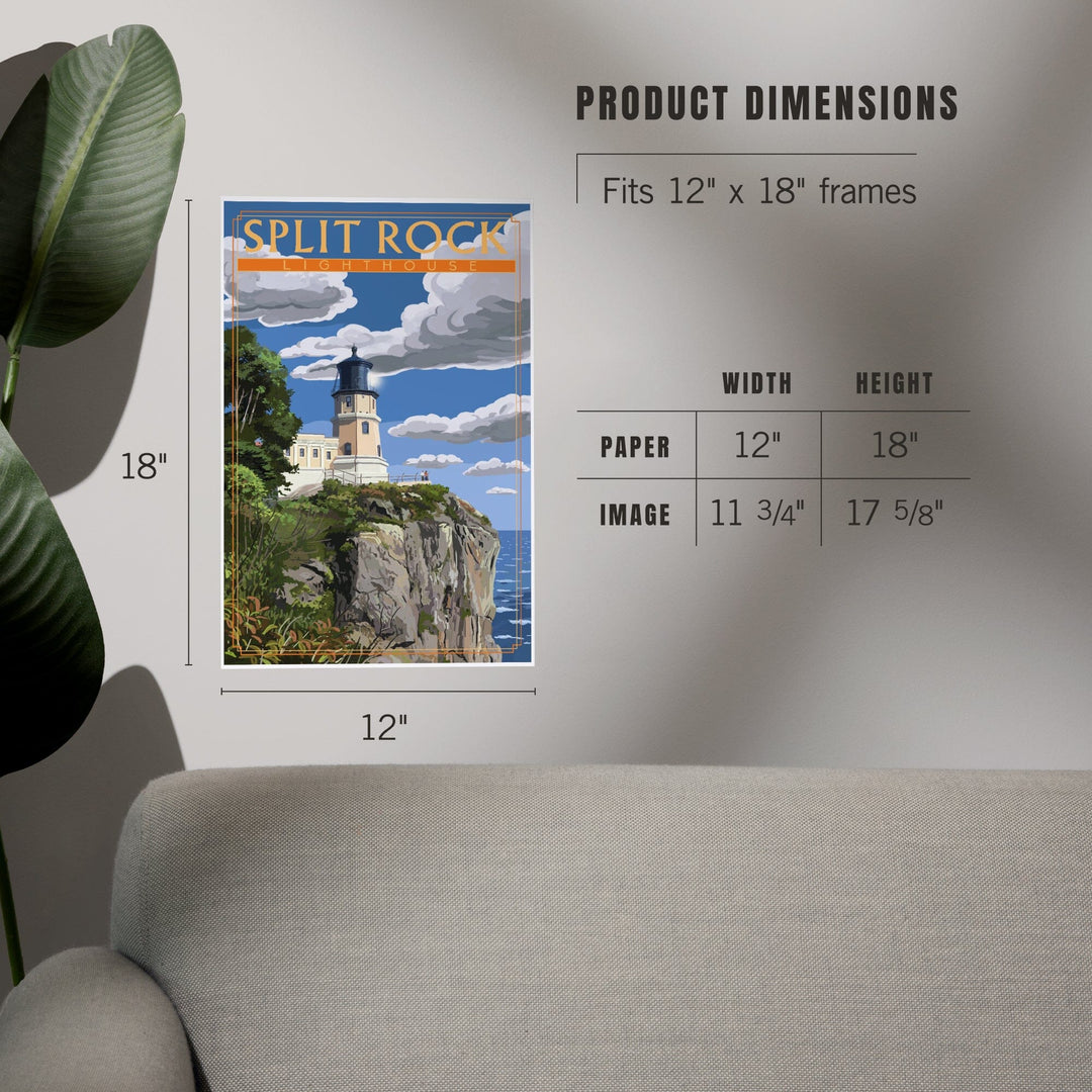 Minnesota, Split Rock Lighthouse, Art & Giclee Prints - Lantern Press