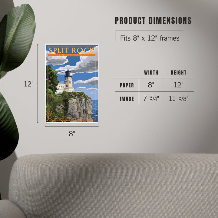 Minnesota, Split Rock Lighthouse, Art & Giclee Prints - Lantern Press