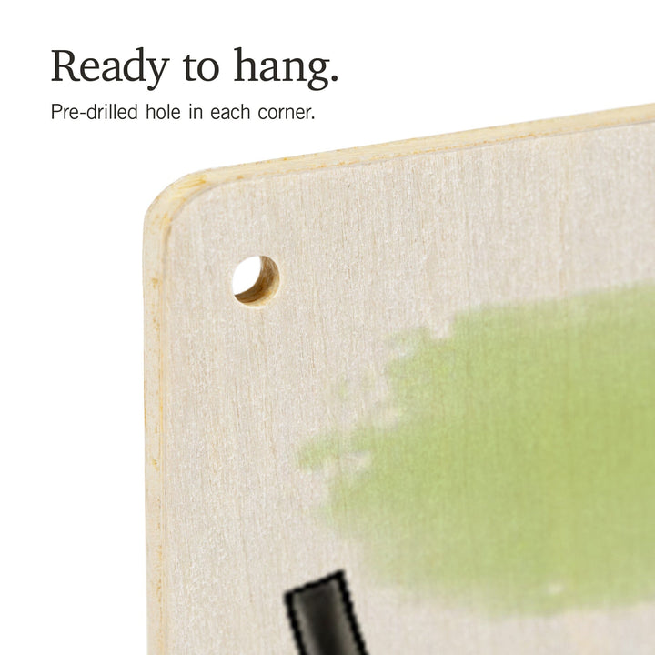 Mojito, Cocktail Recipe, Lantern Press Artwork, Wood Signs and Postcards Wood Lantern Press