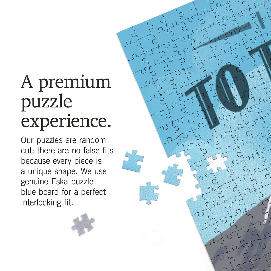 Mt. Washington State Park, New Hampshire, I Made it to the Top, Lithograph, Jigsaw Puzzle Puzzle Lantern Press