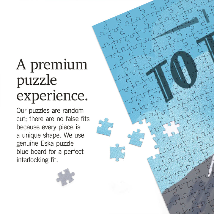 Mt. Washington State Park, New Hampshire, I Made it to the Top, Lithograph, Jigsaw Puzzle Puzzle Lantern Press