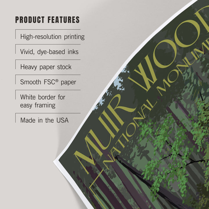 Muir Woods National Monument, California, Blue Heron, Art & Giclee Prints Art Lantern Press