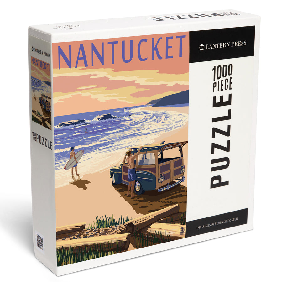 Nantucket, Massachusetts, Woody on Beach, Jigsaw Puzzle Puzzle Lantern Press