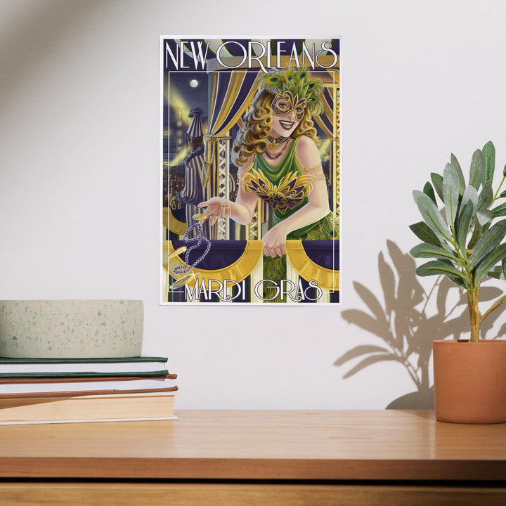 New Orleans, Louisiana, Mardi Gras, Art & Giclee Prints Art Lantern Press