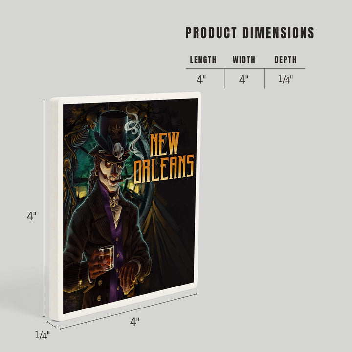 New Orleans, Louisiana, Voodoo, Coasters Coasters Lantern Press
