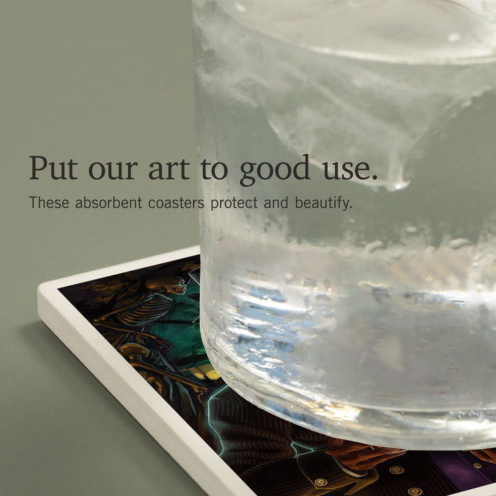 New Orleans, Louisiana, Voodoo, Coasters Coasters Lantern Press