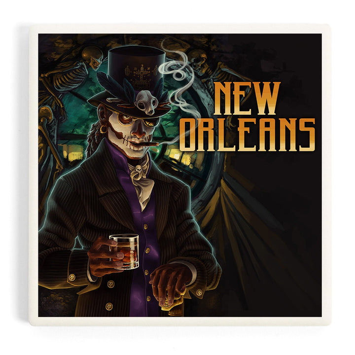 New Orleans, Louisiana, Voodoo, Coasters Coasters Lantern Press