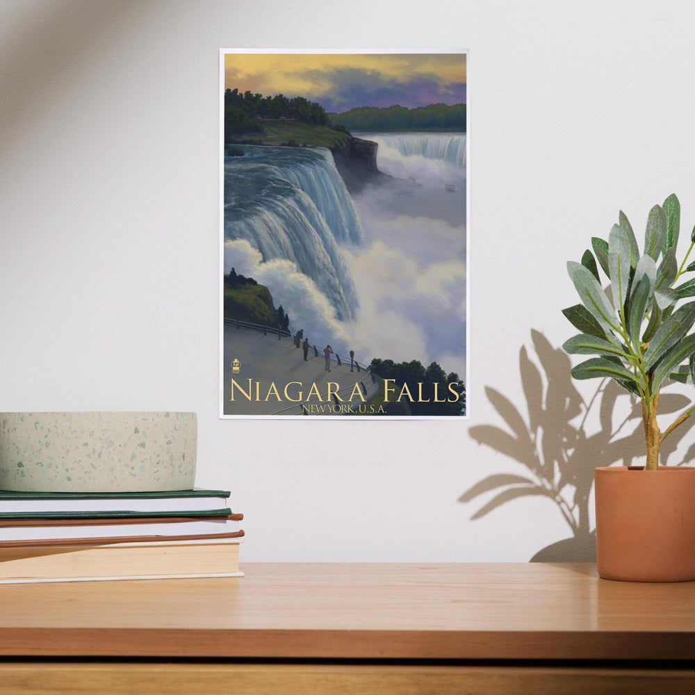 Niagara Falls, New York, Art & Giclee Prints Art Lantern Press