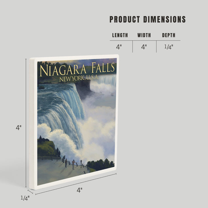 Niagara Falls, New York, Coasters Coasters Lantern Press
