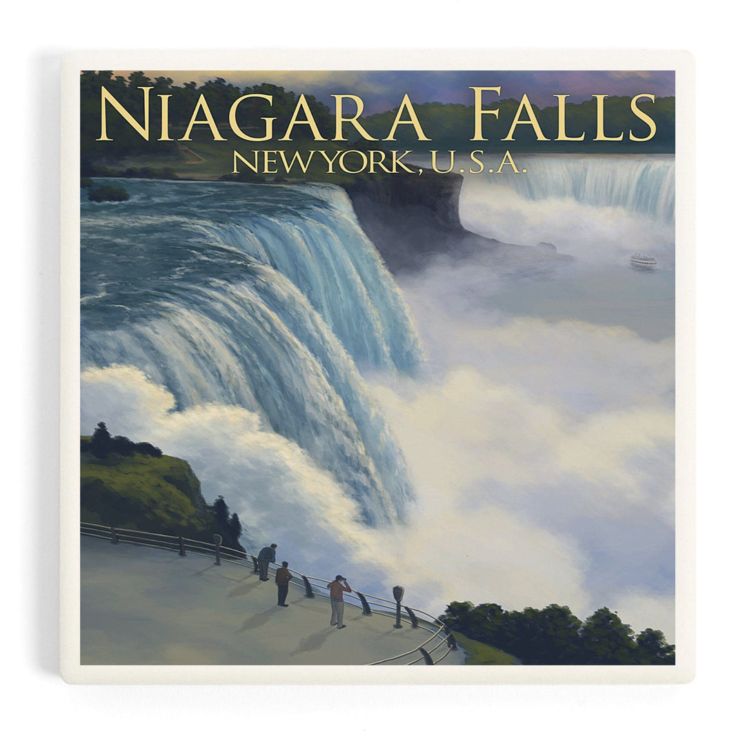Niagara Falls, New York, Coasters Coasters Lantern Press