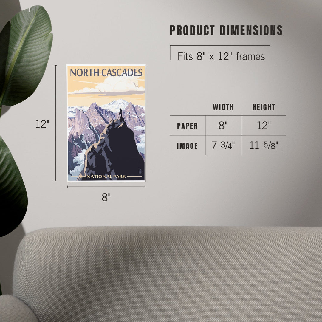 North Cascades National Park, Washington, Mountain Peaks, Art & Giclee Prints Art Lantern Press