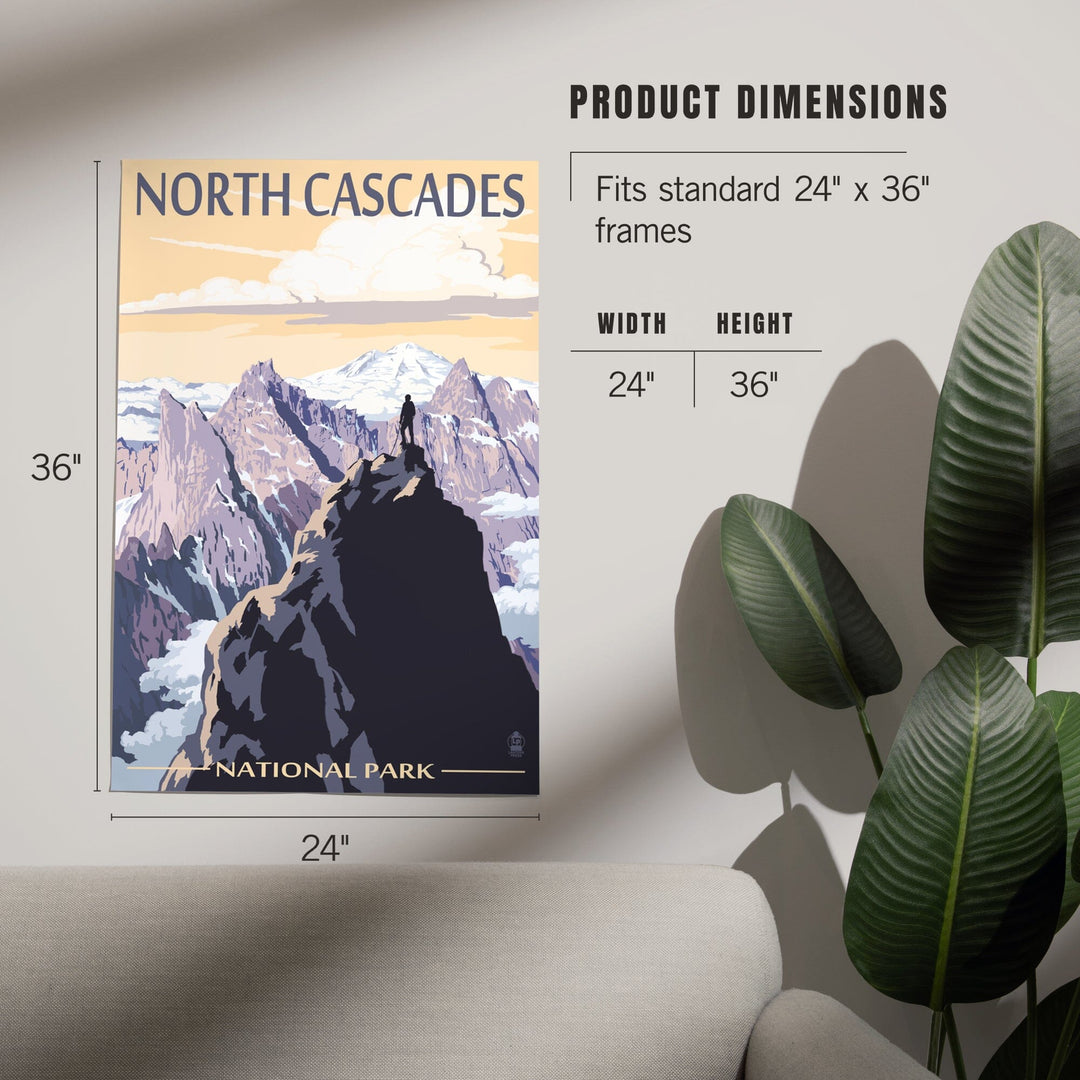 North Cascades National Park, Washington, Mountain Peaks, Art & Giclee Prints Art Lantern Press