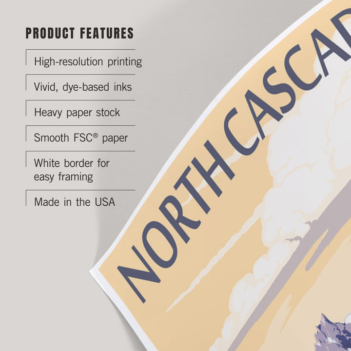 North Cascades National Park, Washington, Mountain Peaks, Art & Giclee Prints Art Lantern Press