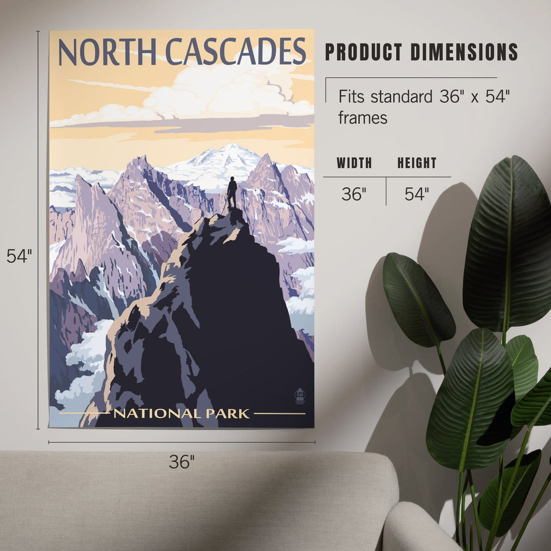 North Cascades National Park, Washington, Mountain Peaks, Art & Giclee Prints Art Lantern Press