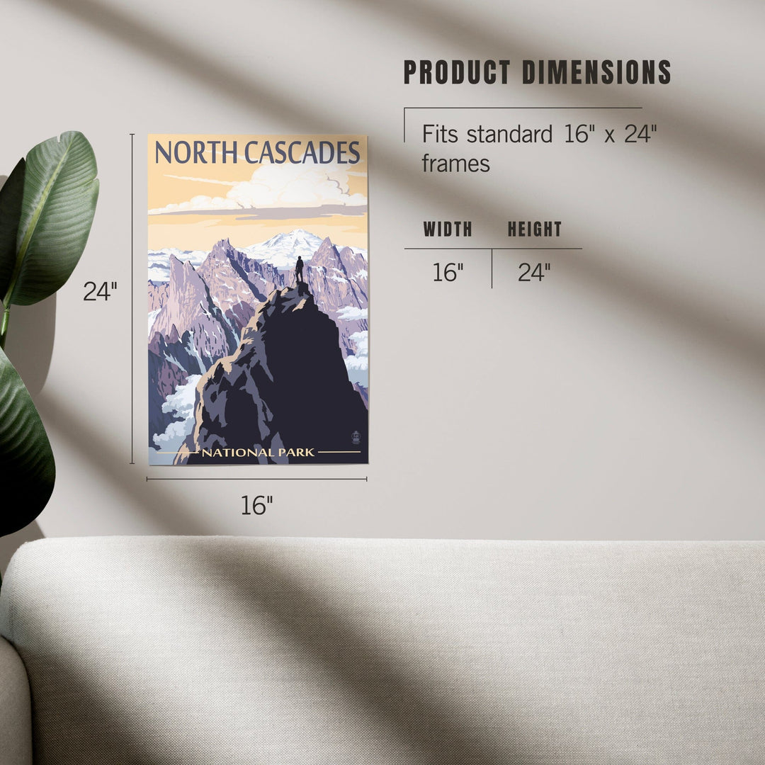 North Cascades National Park, Washington, Mountain Peaks, Art & Giclee Prints Art Lantern Press