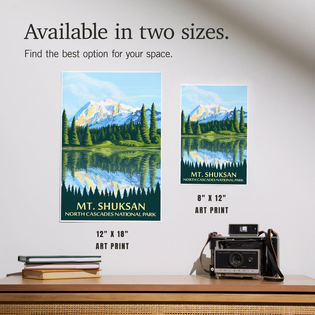 North Cascades National Park, Washington, Mt Shuksan, Art & Giclee Prints Art Lantern Press