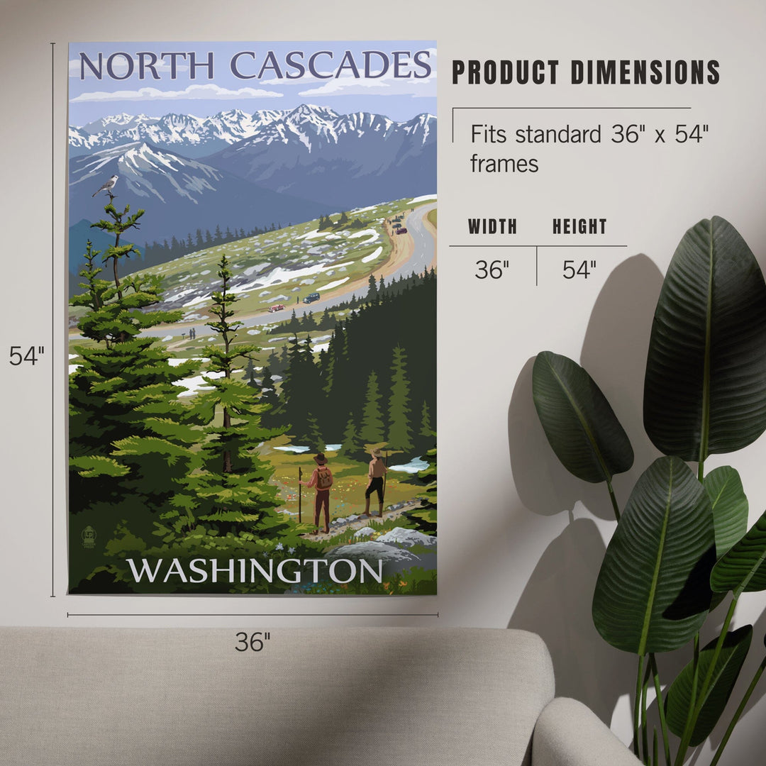 North Cascades, Washington, Trail Scene, Art & Giclee Prints Art Lantern Press