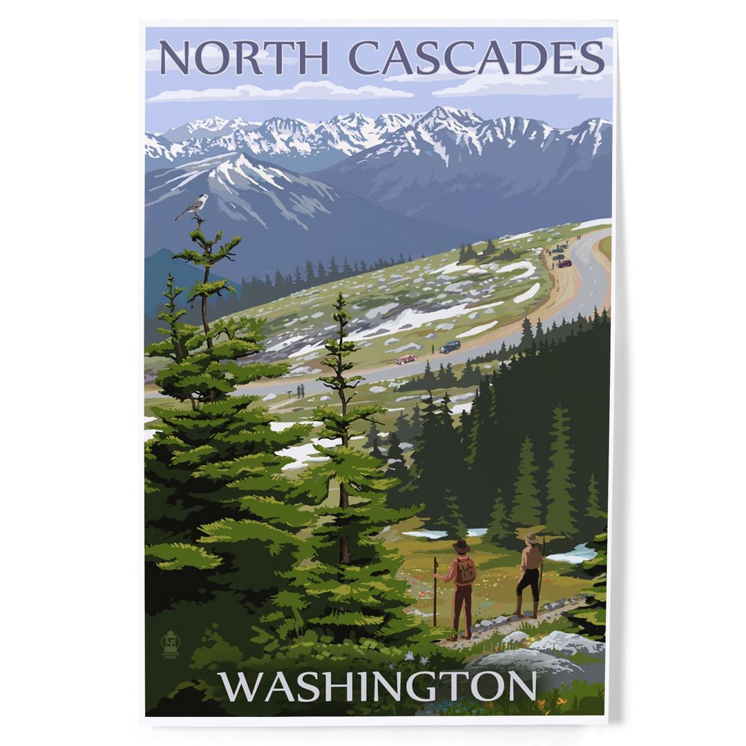North Cascades, Washington, Trail Scene, Art & Giclee Prints Art Lantern Press