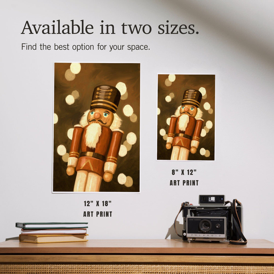 Nutcracker, Christmas Oil Painting, Art & Giclee Prints Art Lantern Press
