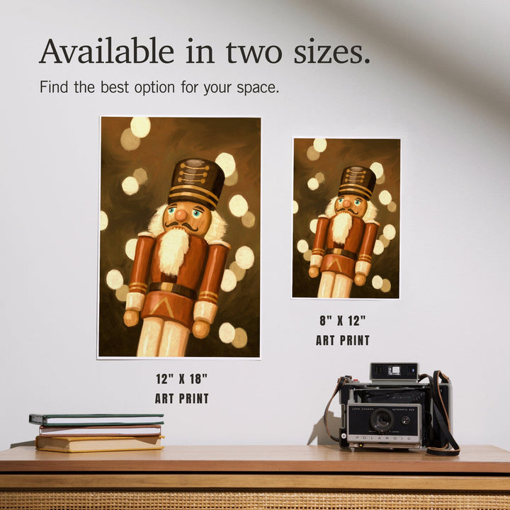 Nutcracker, Christmas Oil Painting, Art & Giclee Prints Art Lantern Press