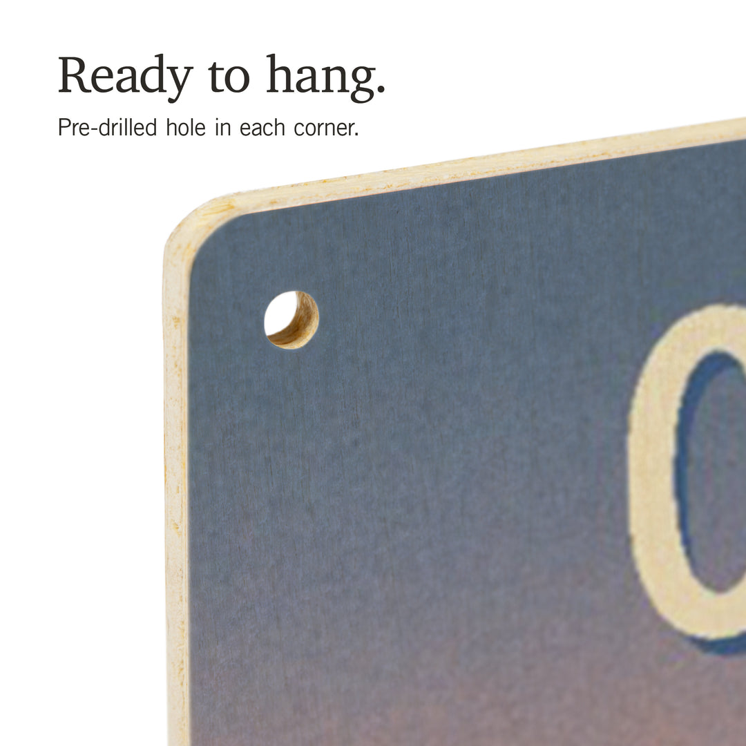 Ocean City, Maryland, Lithograph, Enjoy the Ride, Longboards and Scooters, Wood Signs and Postcards Wood Lantern Press