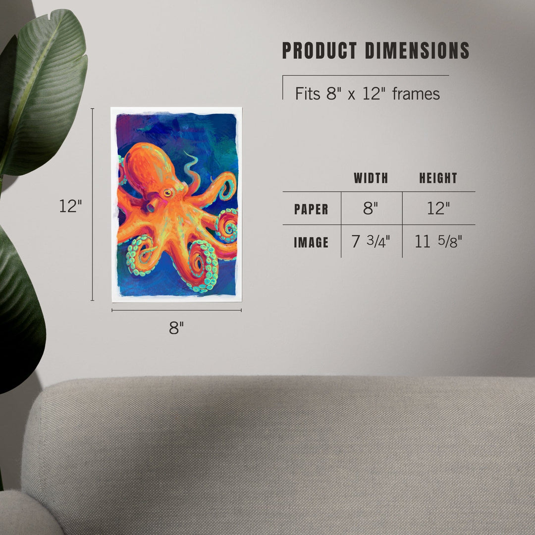 Octopus, Vivid, Art & Giclee Prints Art Lantern Press