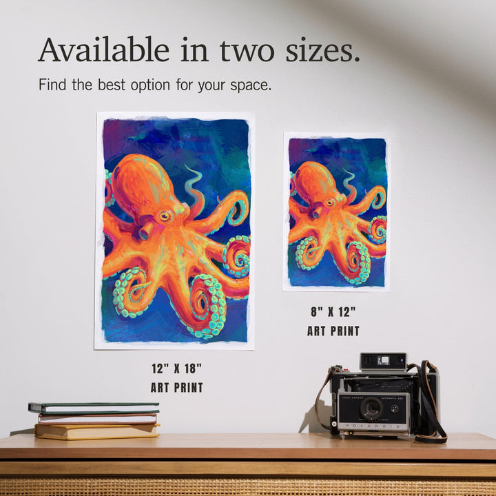 Octopus, Vivid, Art & Giclee Prints Art Lantern Press