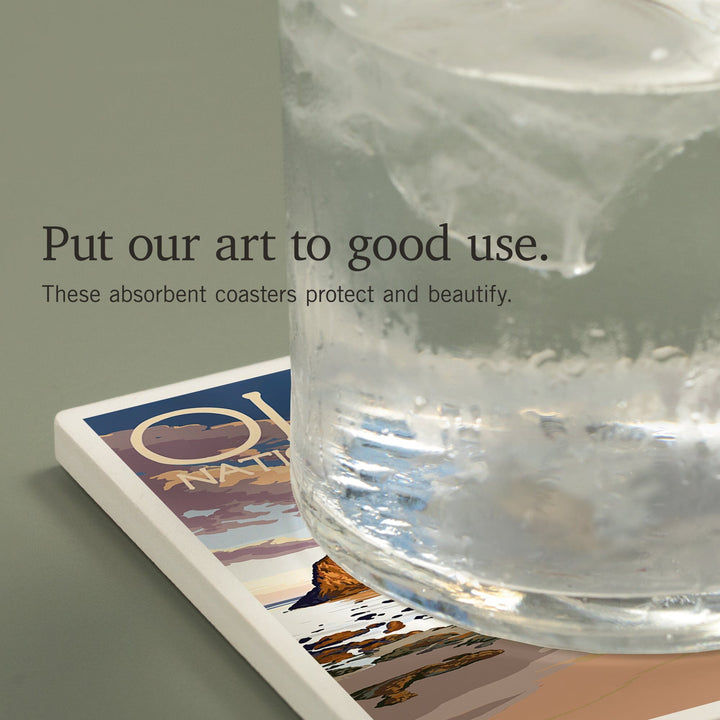 Olympic National Park, Washington, Kalaloch Beach, Coasters Coasters Lantern Press