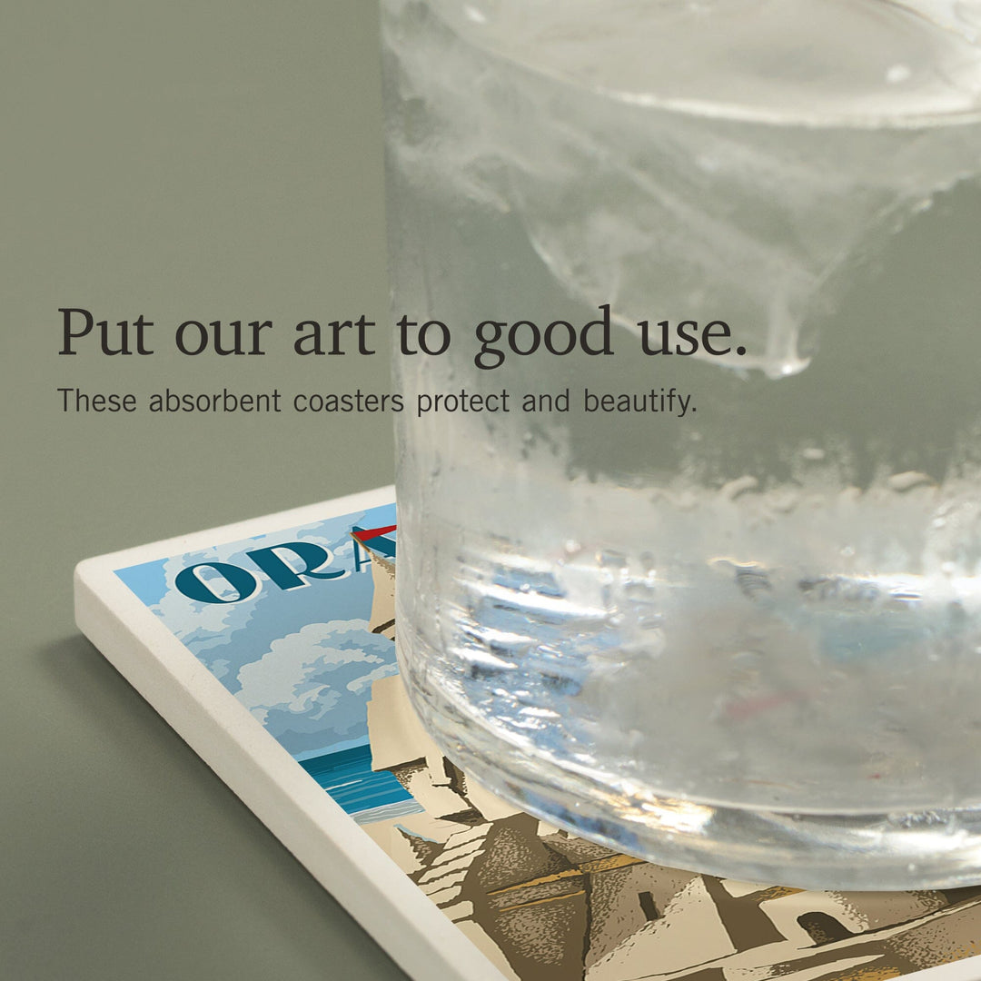 Orange Beach, Alabama, Sandcastle, Coasters Coasters Lantern Press