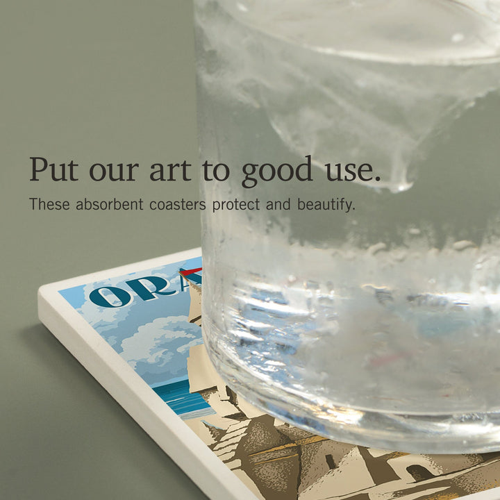 Orange Beach, Alabama, Sandcastle, Coasters Coasters Lantern Press