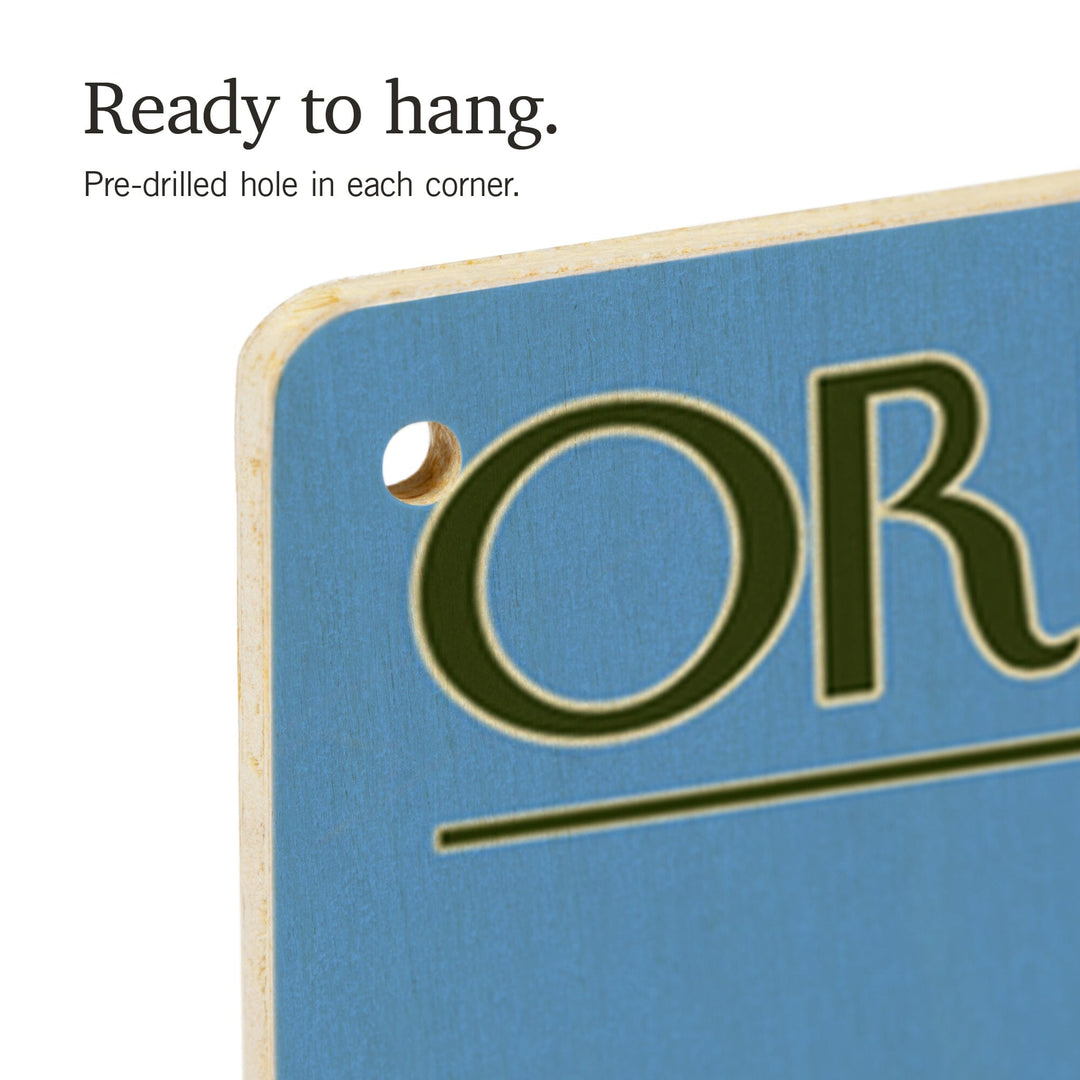 Oregon Coast, Yaquina Head Lighthouse, Lantern Press Artwork, Wood Signs and Postcards Wood Lantern Press