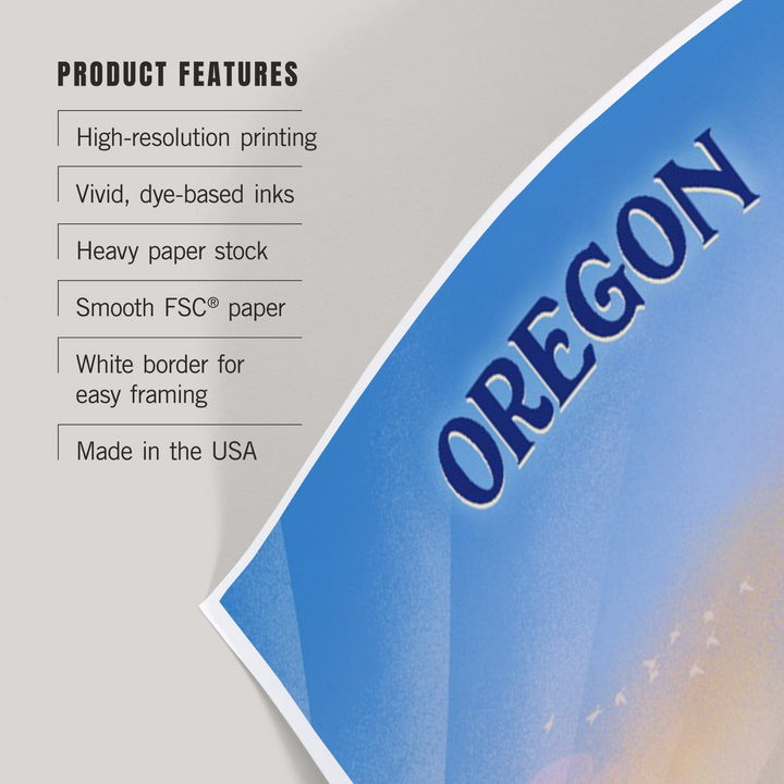 Oregon, Lithograph, Bear Family in Field, Art & Giclee Prints Art Lantern Press