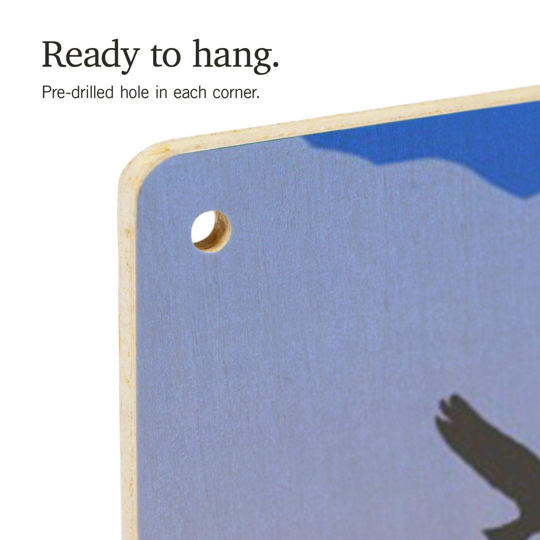 Outer Banks, North Carolina, Currituck Beach Lighthouse, Vector Style, Lantern Press Artwork, Wood Signs and Postcards Wood Lantern Press