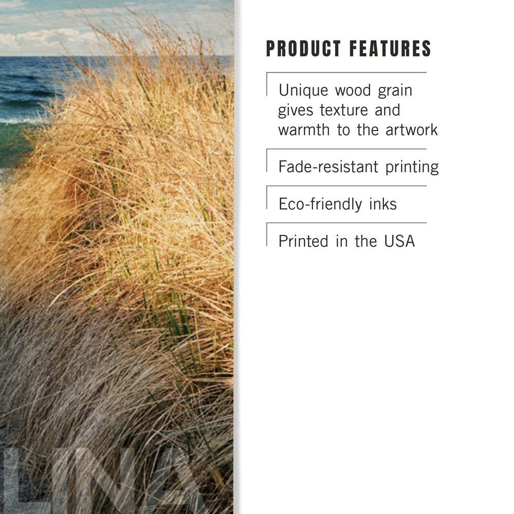 Outer Banks, North Carolina, Stairs to Beach, Lantern Press Photography, Wood Signs and Postcards Wood Lantern Press
