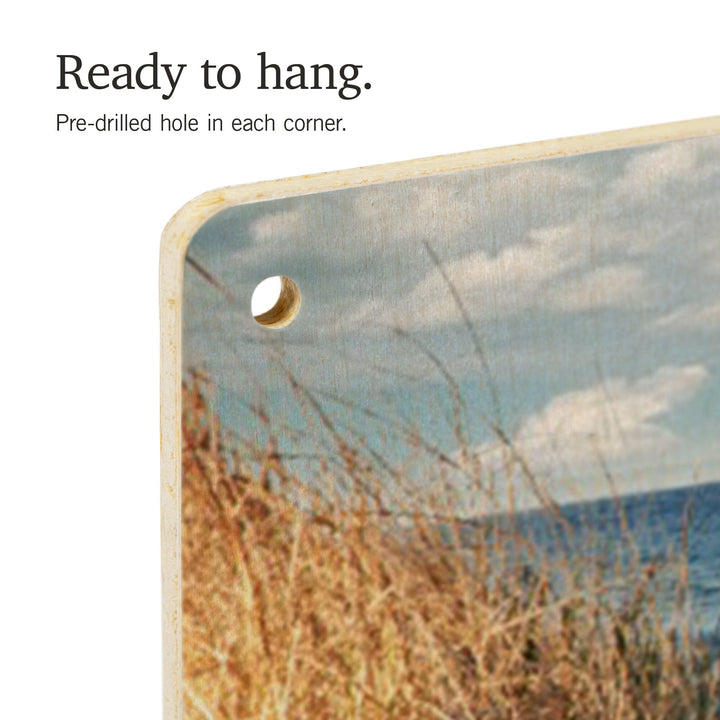 Outer Banks, North Carolina, Stairs to Beach, Lantern Press Photography, Wood Signs and Postcards Wood Lantern Press