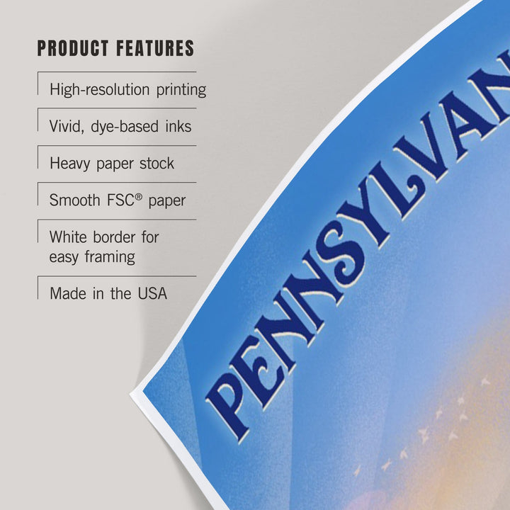 Pennsylvania, Lithograph, Bear Family in Field, Art & Giclee Prints Art Lantern Press