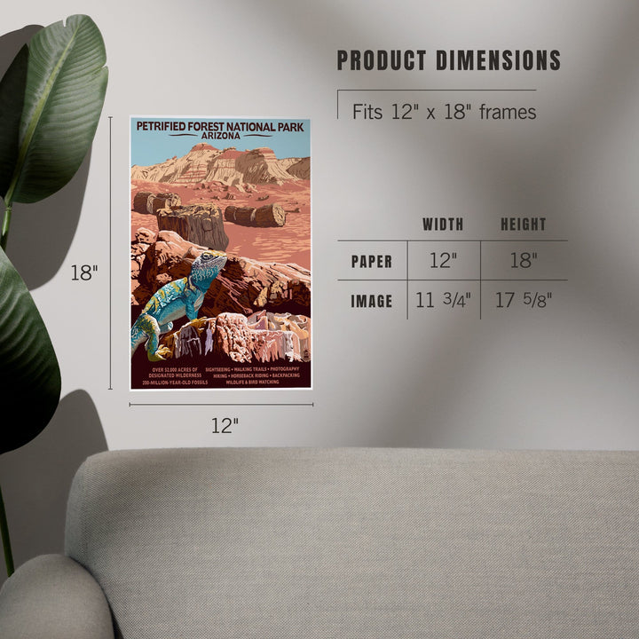 Petrified Forest National Park, Arizona, Art & Giclee Prints Art Lantern Press