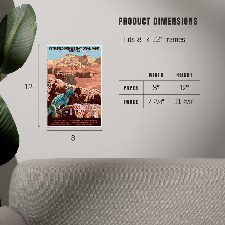 Petrified Forest National Park, Arizona, Art & Giclee Prints Art Lantern Press