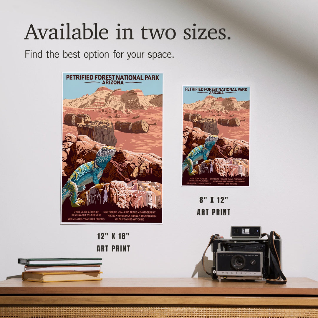 Petrified Forest National Park, Arizona, Art & Giclee Prints Art Lantern Press