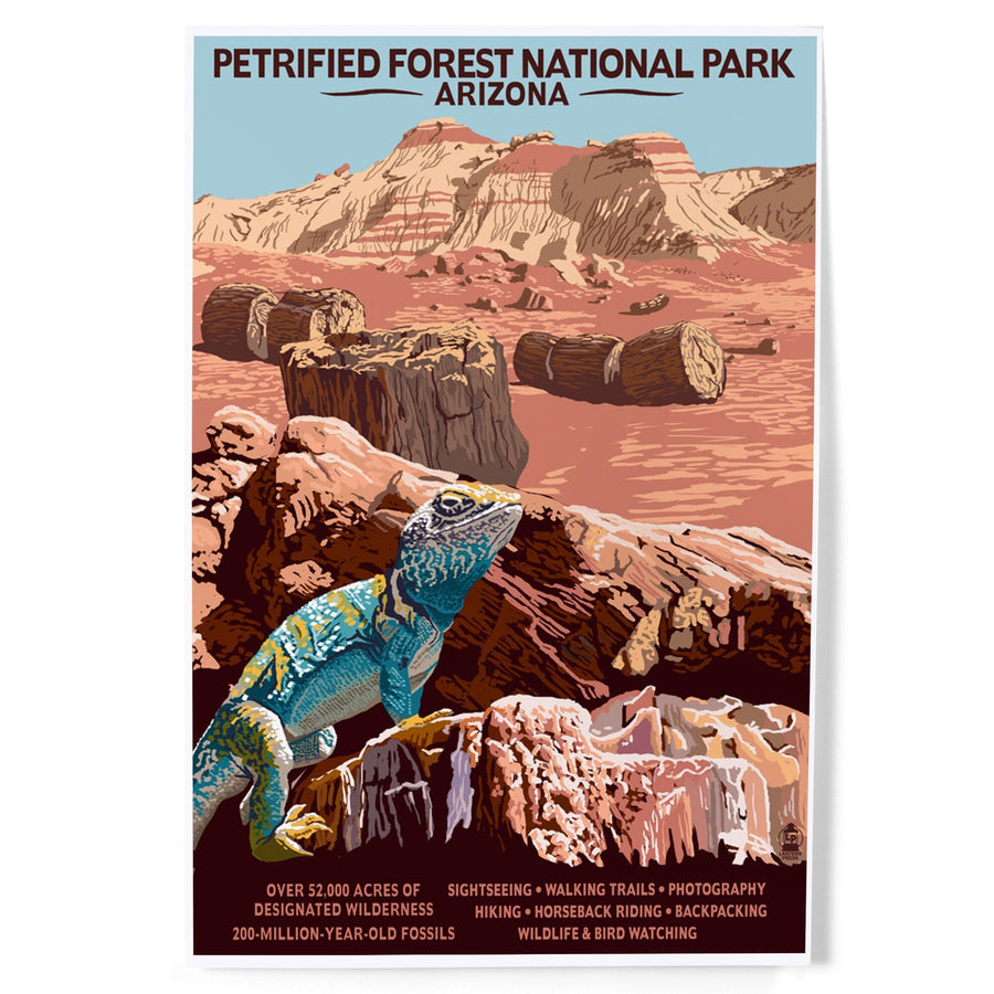 Petrified Forest National Park, Arizona, Art & Giclee Prints Art Lantern Press